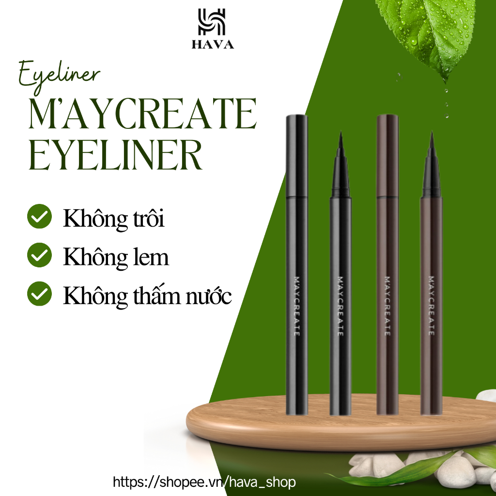Bút Dạ Kẻ Mắt Nước Maycreate (NỘI ĐỊA TRUNG) HAVA SHOP
