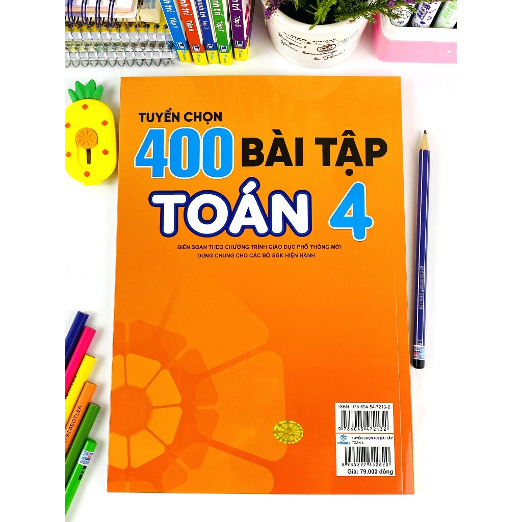 Sách - Tuyển Chọn 400 Bài Tập Toán 4 - Biên soạn theo chương trình GDPT mới - ndbooks