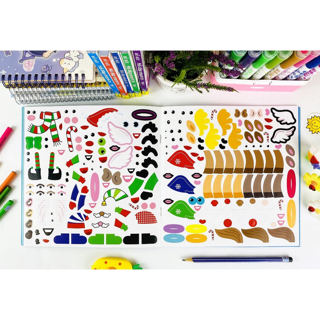 Sách - Crazy Stickers - Sáng Tạo Cùng Đồ Vật Hàng Ngày  - ndbooks