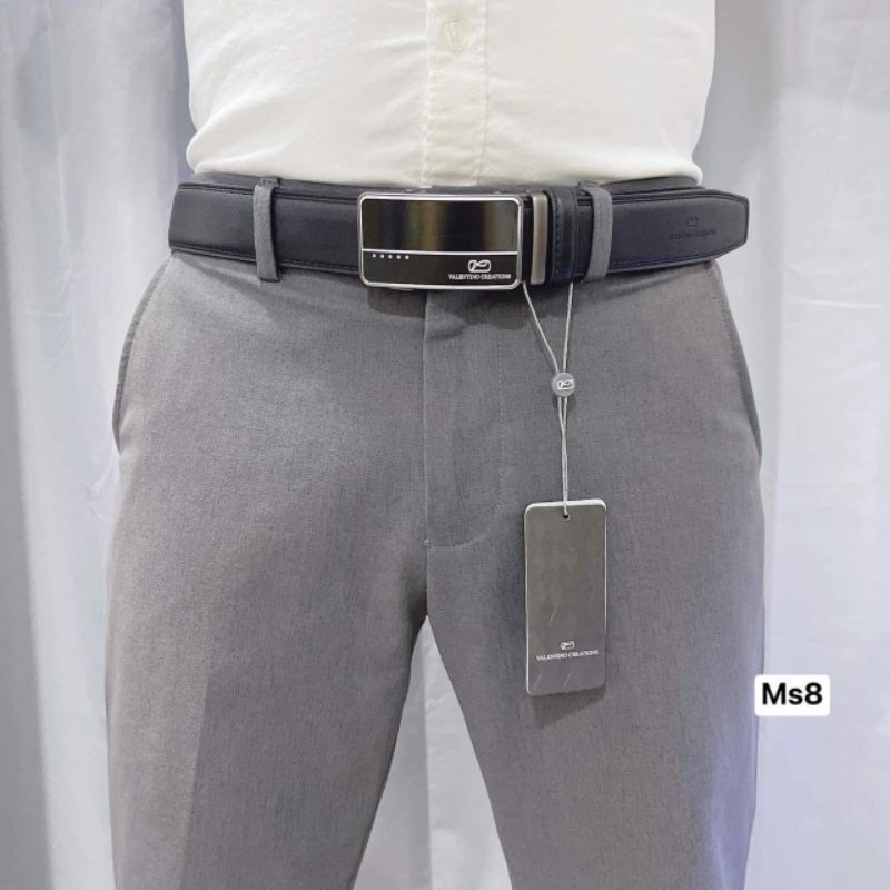 Thắt lưng nam Valentino Creations Malaysia mặt kéo, đầu gài, bản trượt fullbox