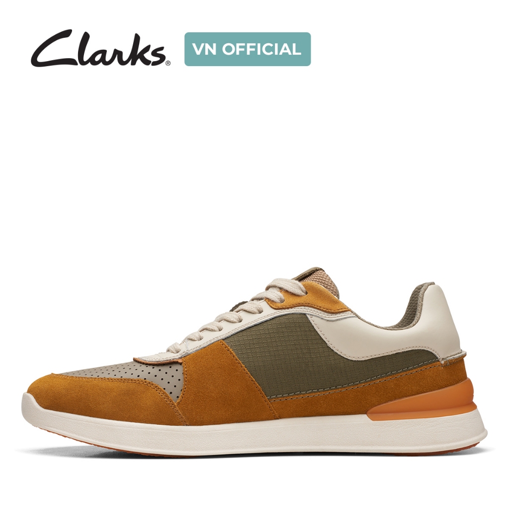 Giày Sneaker Da Lộn Nam Clarks - RaceLite Tor