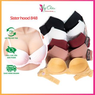 Áo Ngực Nữ Mút Mỏng, Đệm 1.5cm, Áo Lót Có Gọng Nâng Nhẹ, Sisterhood 848,Tạo Dáng Dễ Thương, Trẻ Trung | Mỹ Châu Shop