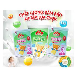 Sữa bột morinaga số 3 vị vani/dâu 850g - date t1/2025