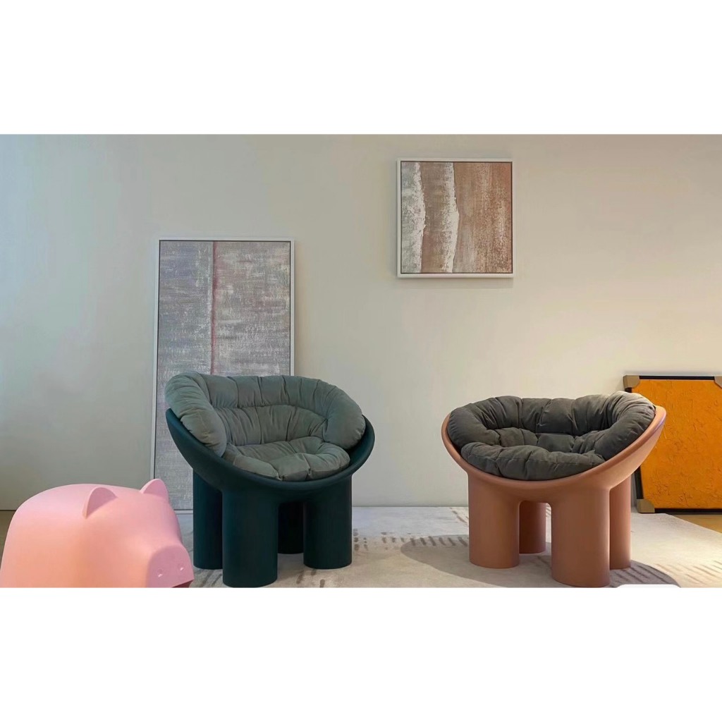 Ghế chân voi Roly Poly chair  hàng nhập khẩu phong cách bắc âu, không đệm