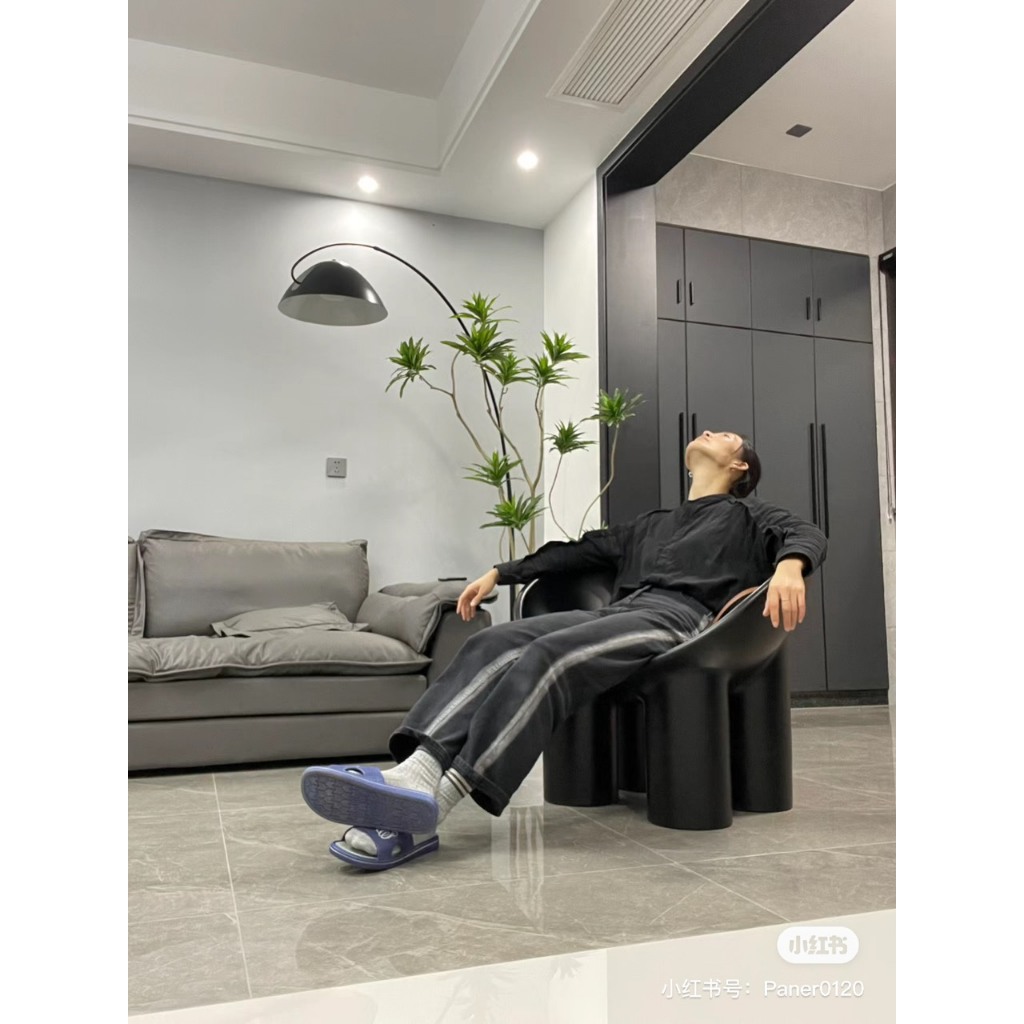 Ghế chân voi Roly Poly chair  hàng nhập khẩu phong cách bắc âu, không đệm