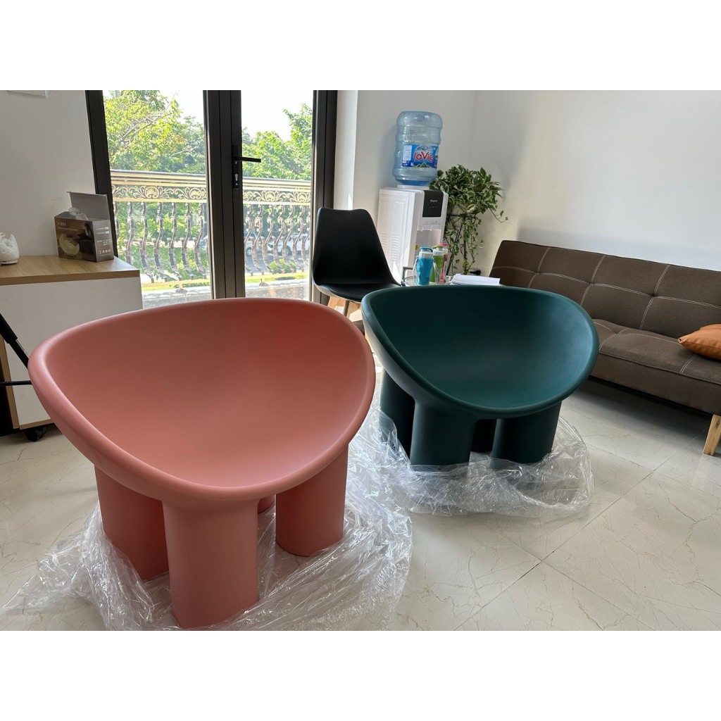 Ghế chân voi Roly Poly chair  hàng nhập khẩu phong cách bắc âu, không đệm