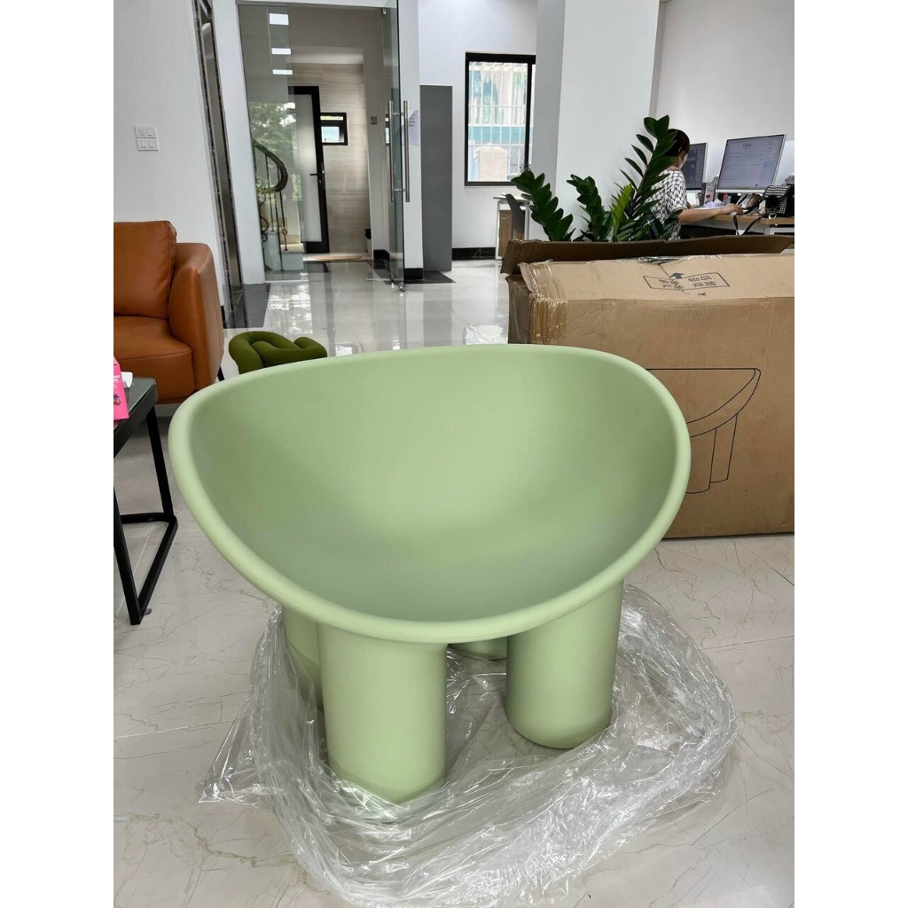 Ghế chân voi Roly Poly chair  hàng nhập khẩu phong cách bắc âu, không đệm