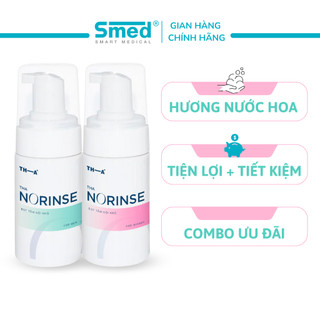 Bọt tắm gội khô THA NORINSE 2 in 1 tiện dụng không cần dùng nước