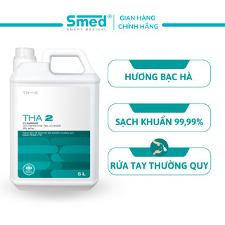 Dung dịch rửa tay sát khuẩn THA 2 hương bạc hà thơm mát chai 500ml