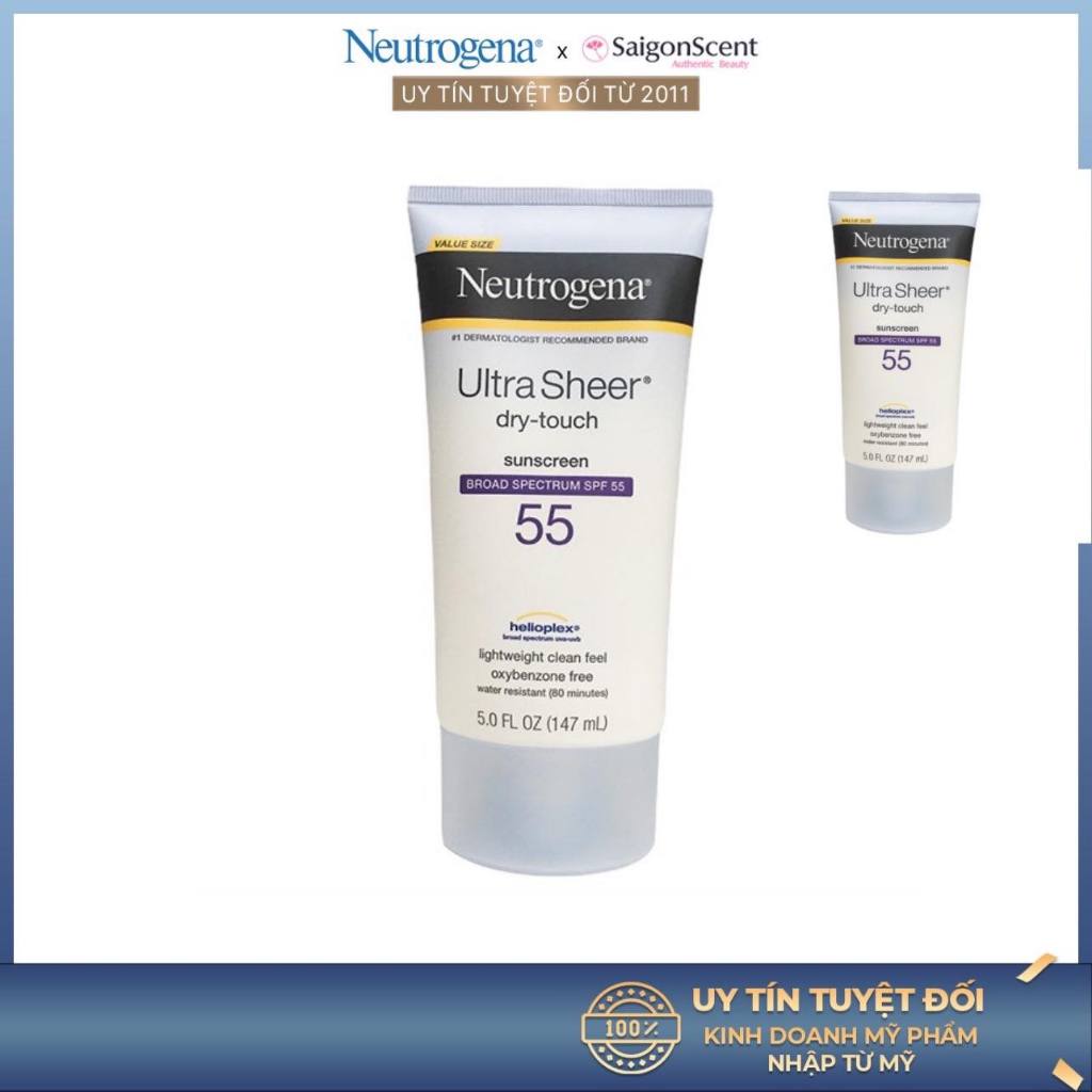 Kem chống nắng Neutrogena Ultra Sheer SPF 55 (147ml)