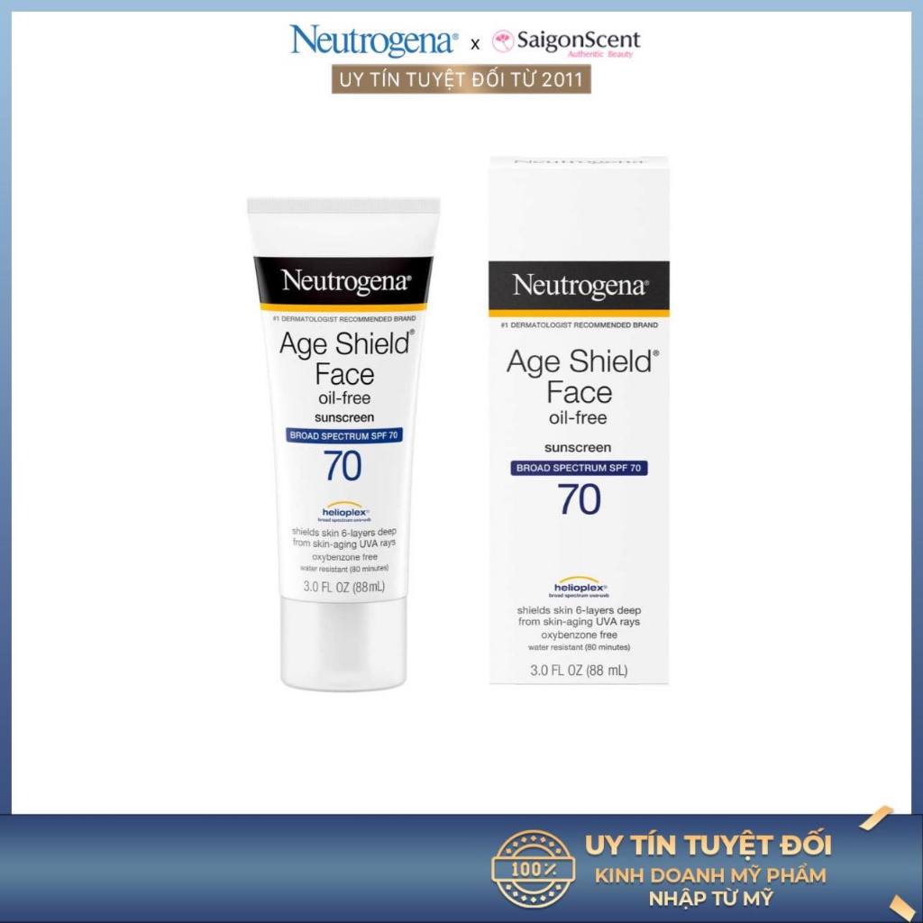 Kem chống nắng Neutrogena Age Shield Face Lotion SPF 70