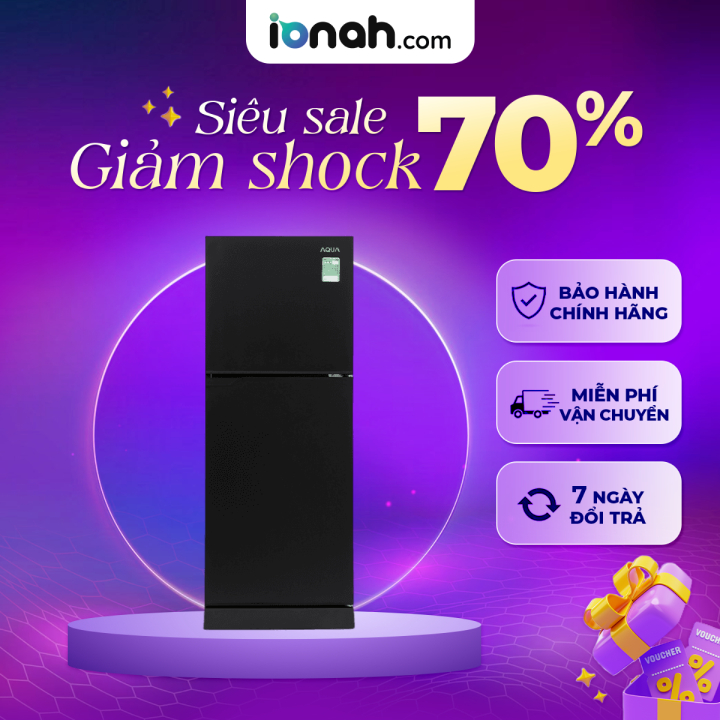 Tủ lạnh Aqua 130 lít AQR-T150FA(BS)