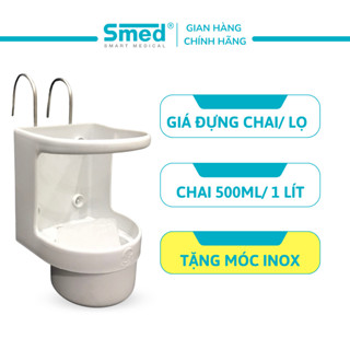  Giá đỡ có móc treo THA đựng chai dung dịch sát khuẩn tay khô 500ml và 1 lít 