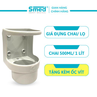 Giá gắn tường THA đỡ chai dung dịch sát khuẩn tay khô 500ml và 1 lít