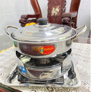 Mâm Lót  Bếp Cồn Inox