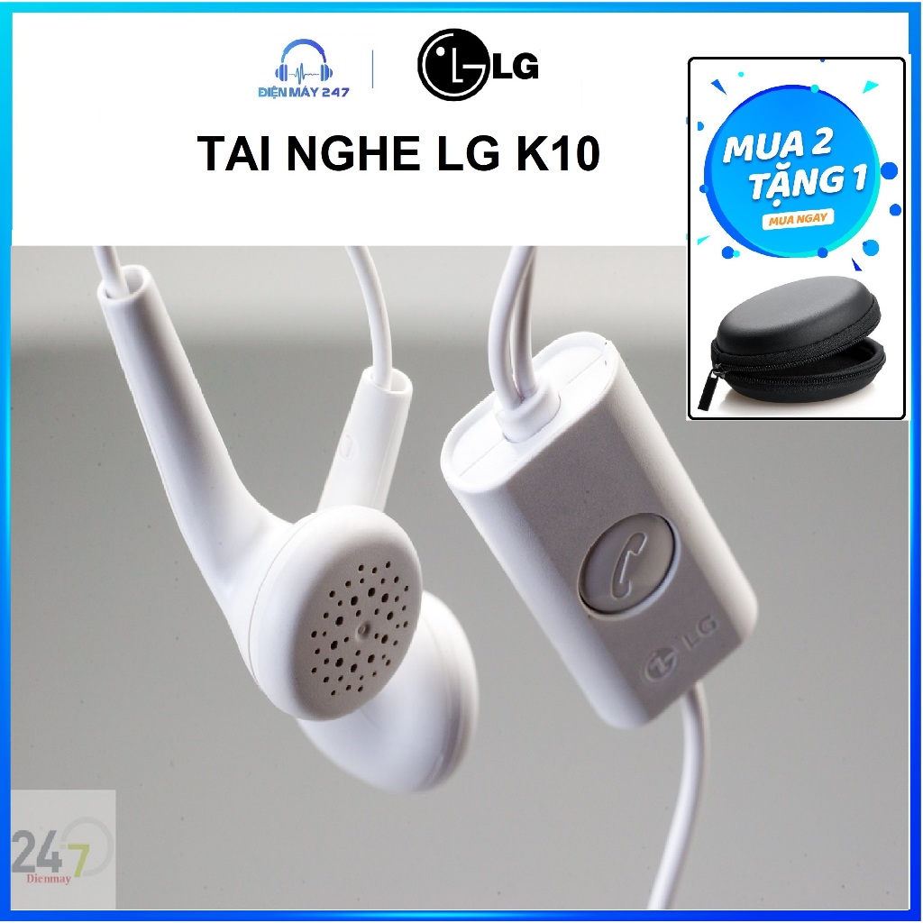 Tai nghe nhét tai LG K10 - Hàng chính hãng
