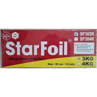 Màng nhôm Starfoil Aluminum foil 30cm cuộn 3kg