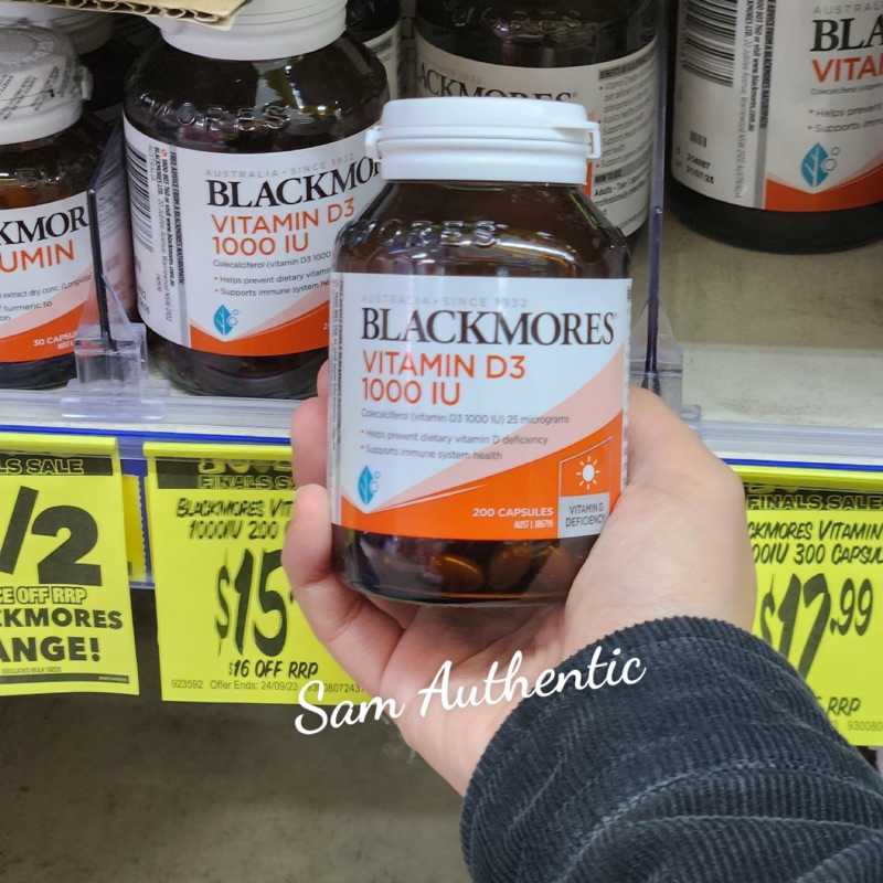 Vitamin D3 1000IU Blackmores 100 viên