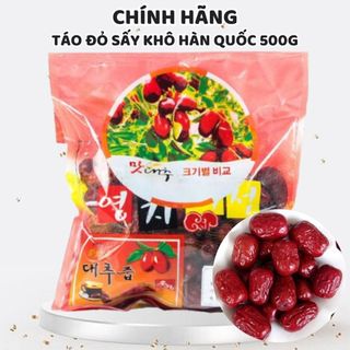  TÁO ĐỎ SẤY KHÔ HÀN QUỐC 100G (HÀNG LOẠI 1) - TÁO TO TRÒN, KHÔNG SÂU