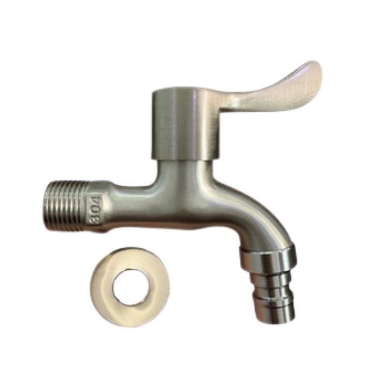 Vòi nước tay gạt và vòi hồ, vòi nước inox thiết kế tiêu chuẩn và dễ dàng tháo lắp G01