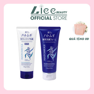 Sữa Rửa Mặt Trắng Da Hatomugi Moisturizing & Facial Washing 130G