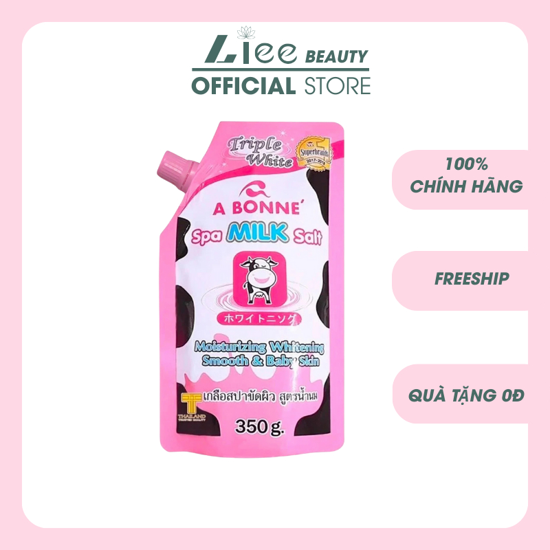 Muối Tắm Tẩy Tế Bào Chết Cơ Thể, Làm Sáng Da, Dưỡng Da Mịn Màng A Bonne Spa Salt Thái Lan 350G