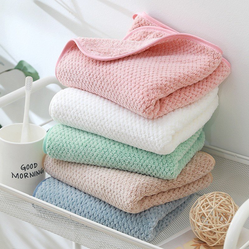 Khăn Tắm Dạng Tổ Ong Siêu Thấm Nước Kích Thước Lớn 70 x 140cm
