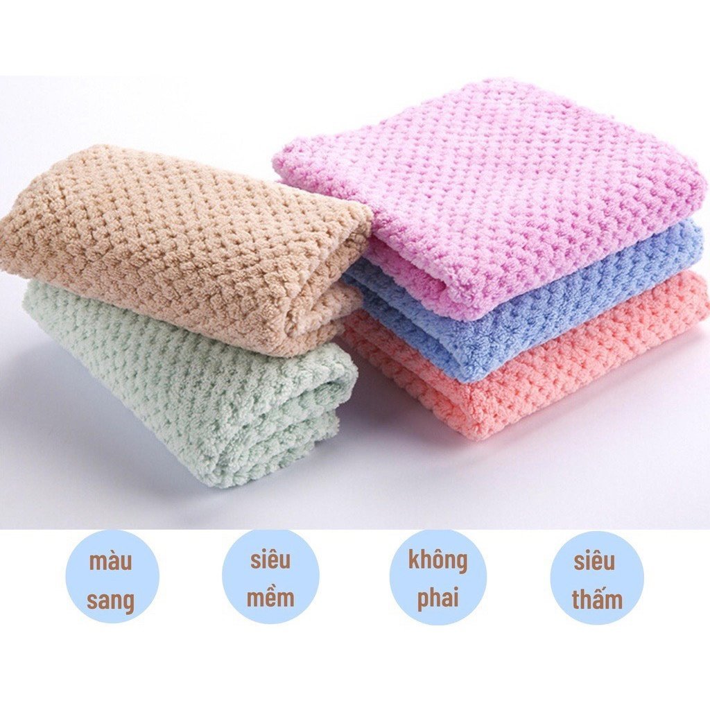 Khăn Tắm Dạng Tổ Ong Siêu Thấm Nước Kích Thước Lớn 70 x 140cm