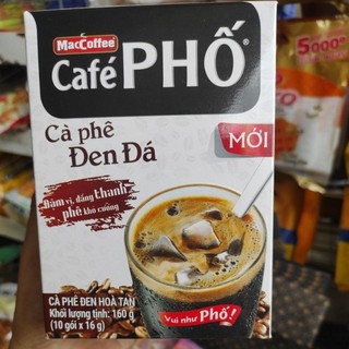 Cà phê phố đen đá maccoffee