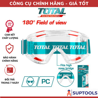 Kính bảo hộ total tsp309 khung pvc dẻo và nhẹ thoáng khí tầm nhìn rộng 180°