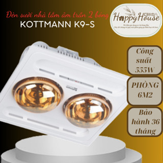  Đèn sưởi nhà tắm âm trần Kottmann K9S   K9R - Có điều khiển từ xa 