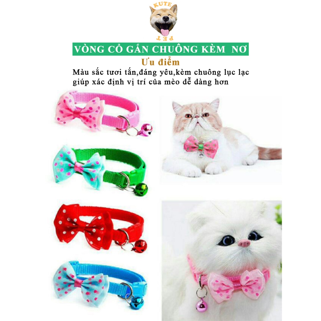 Vòng cổ chó mèo có chuông 2 lớp