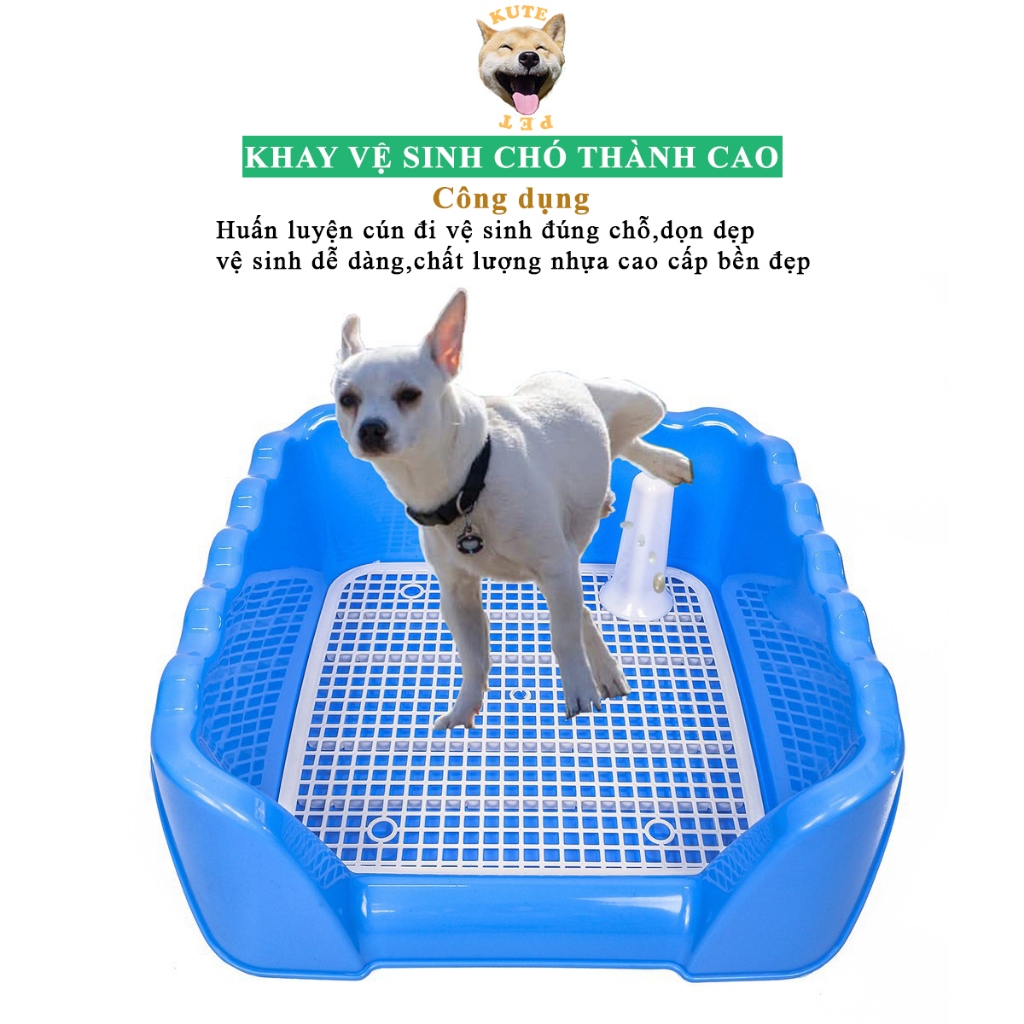 Khay vệ sinh cho chó size lớn,cún đực hay cái to nhỏ đều phù hợp