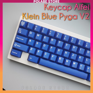 Keycap Aifei Klein Blue Pyga V2 Cherry Profile ABS 2shot bàn phím cơ xịn Polabe Store