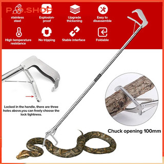 Hcm]tay cầm kẹp rắn có thể gập lại 1.5m dụng cụ bắt rắn bò sát kẹp-dụng cụ bắt rắn bò sát kẹp bắt bò sát ngoài trời home