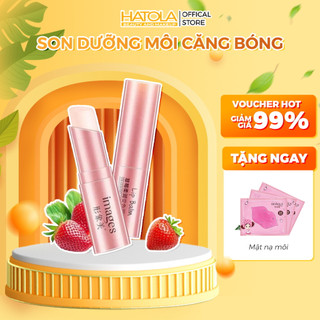 Son dưỡng môi IMAGES dưa chuột dâu tây mật ong dễ son có màu thương dưỡng môi căng mọng hot-trend Hatola