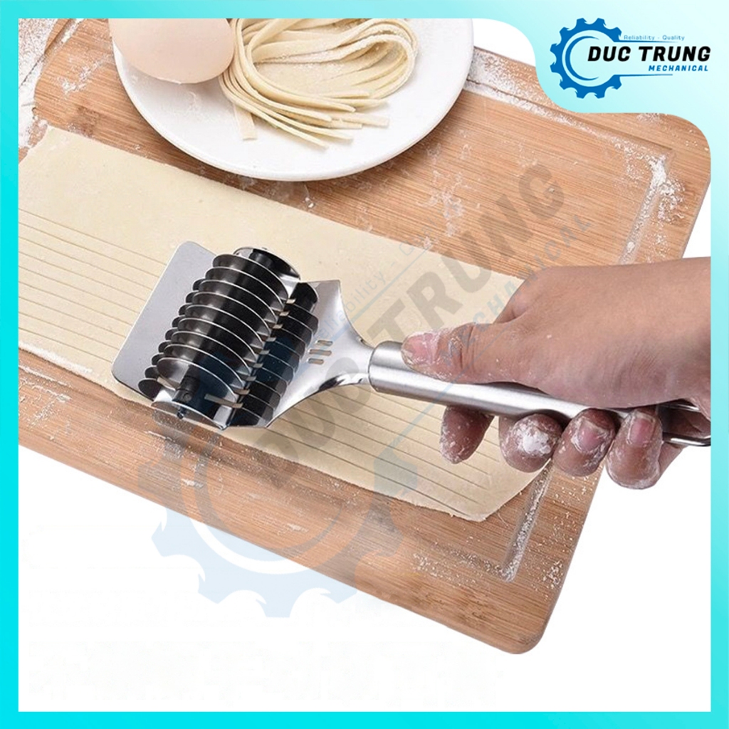 Cây lăn cắt bột thành sợi mì bằng thép không gỉ - 055