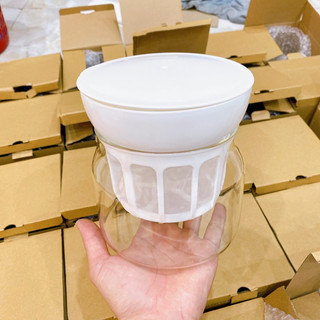 Set cốc lọc sữa chua hy lạp