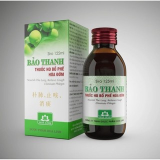 Siro ho Bảo Thanh chai 125ml