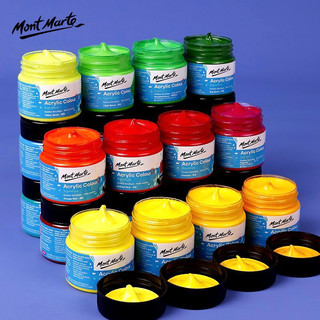 Màu Acrylic 100ml Mont Marte cao cấp vẽ vải, vẽ tường, canvas, tranh số hóa....