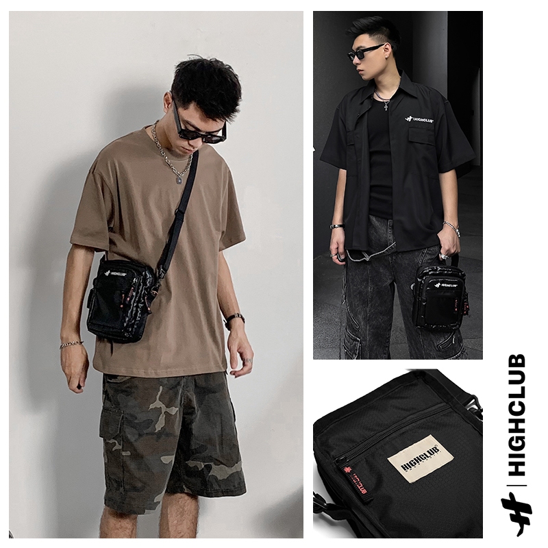 TÚI ĐEO CHÉO HIGHCLUB SHOULDER NYLON BAG