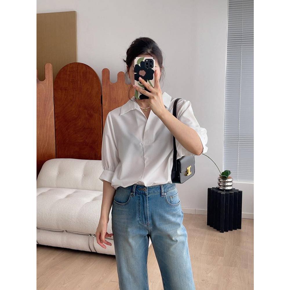 Sơ mi thô cúc sau lưng A929