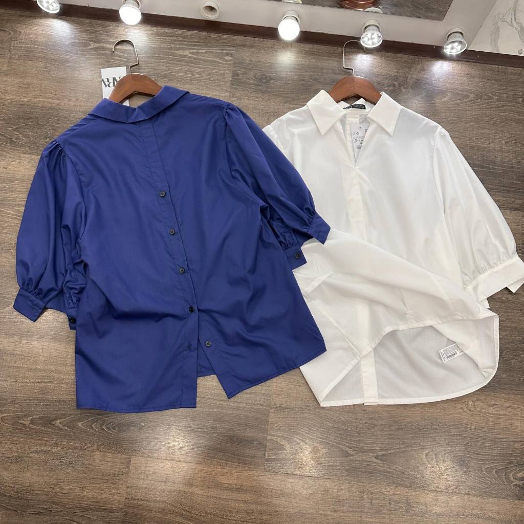 Sơ mi thô cúc sau lưng A929