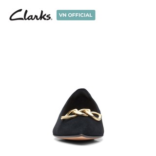 Giày Búp Bê Da Lộn Nữ Clarks - Laina15 Trim