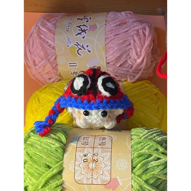 Móc khoá nấm spiderman cute