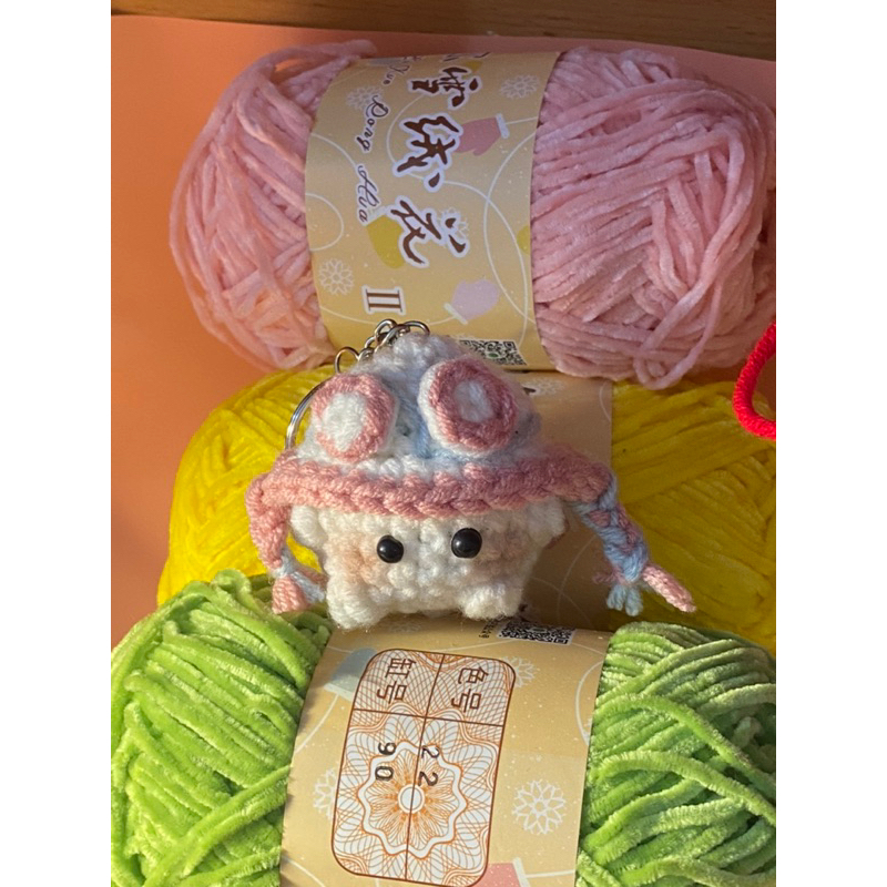 Móc khoá nấm spiderman cute