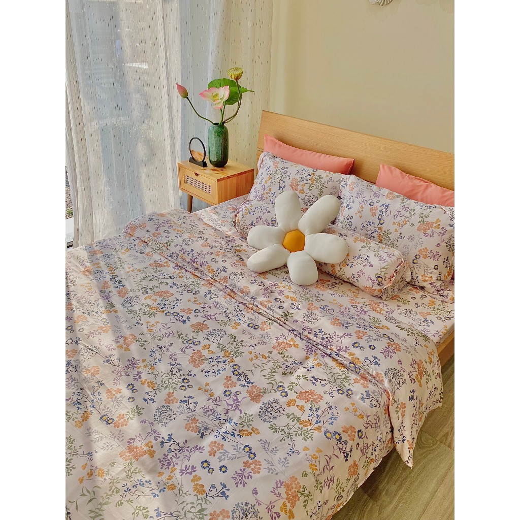 Bộ chăn ga gối lụa tencel LAMIDO xuất xứ thiên nhiên