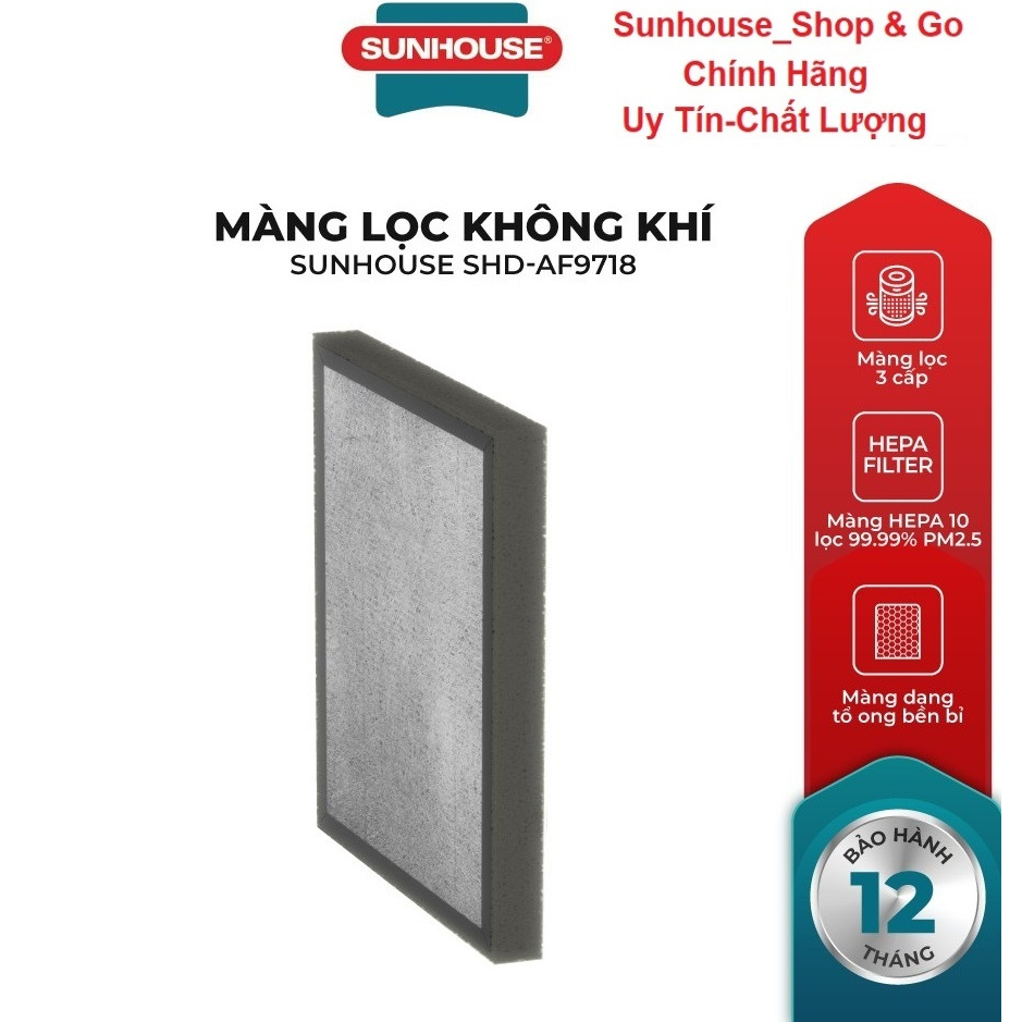 Màng lọc không khí SUNHOUSE SHD-AF9718 _ Hàng chính hãng