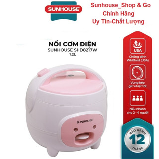 Nồi cơm điện 1,2L Sunhouse SHD8217 - Bảo hành chính hãng