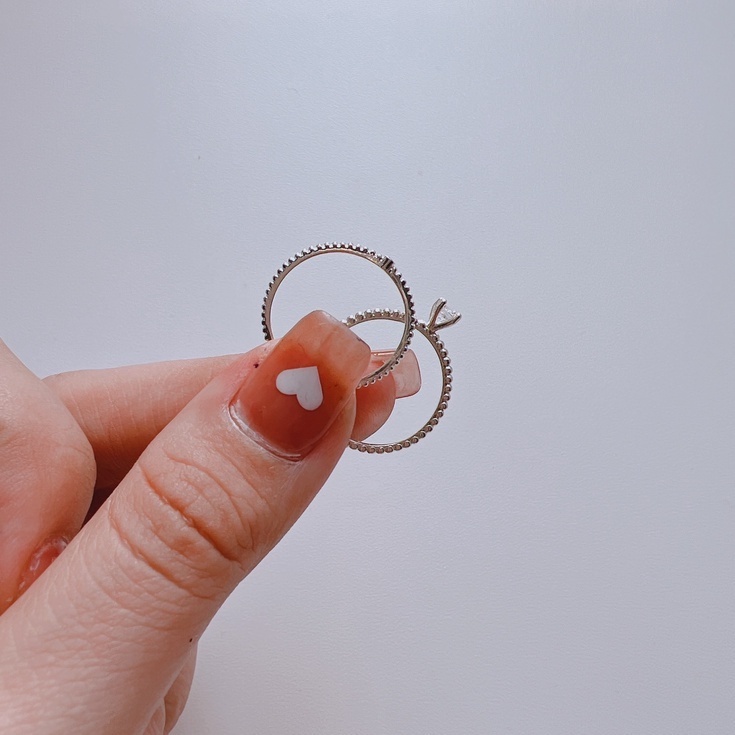 Nhẫn bạc nữ Phuc Minh Jewelry đính đá nhỏ đơn giản xinh xắn